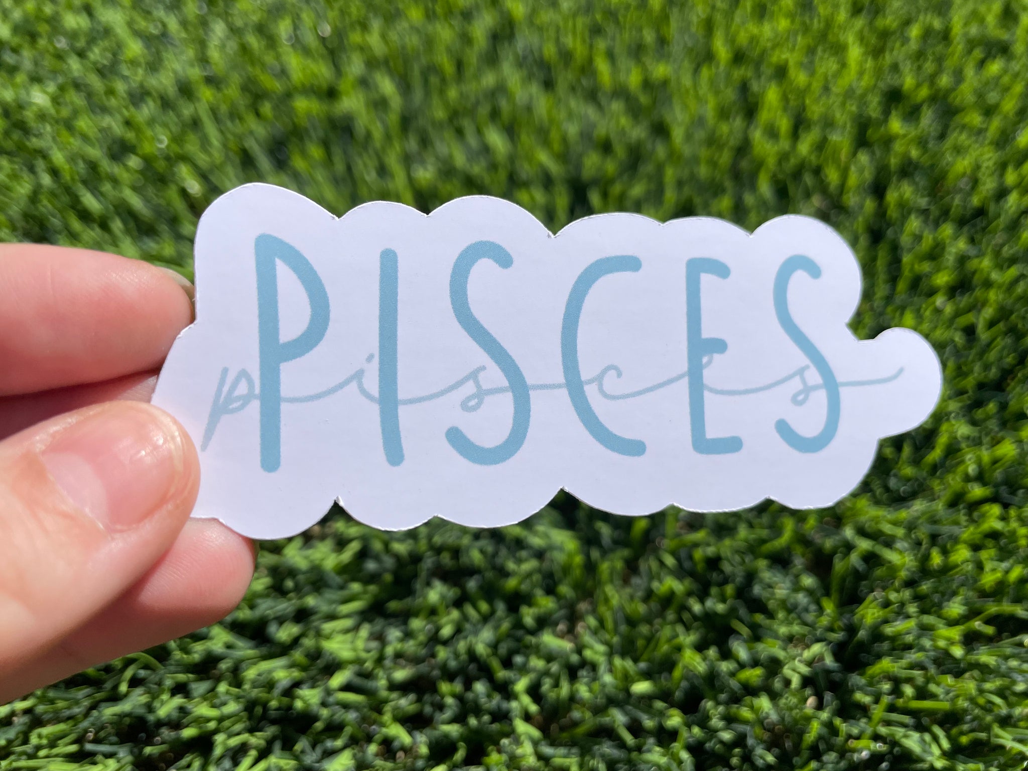 Pisces Zodiac Sticker Sticker Zodiac Astrology for Laptop Ipad Water bottle Matte and Glossy Waterproof scratch proof