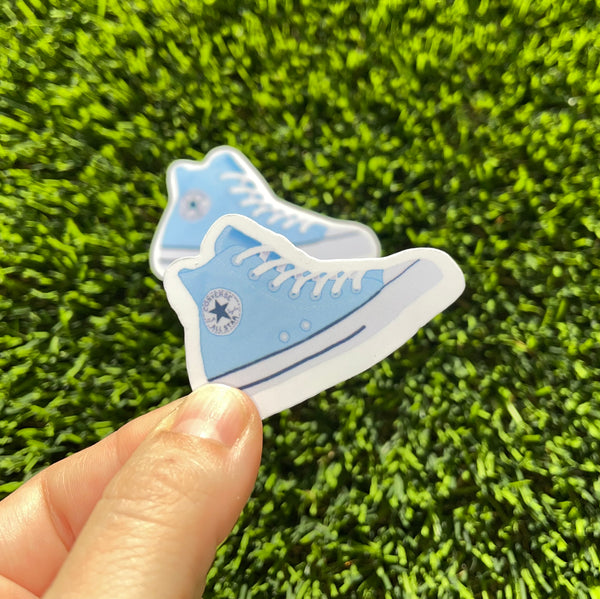 Shoe Sneaker Converse Sticker for Laptop Ipad Water bottle Matte and Glossy Waterproof scratch proof