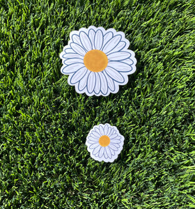 Daisy Flower Sticker for Laptop Ipad Water bottle Matte and Glossy Waterproof scratch proof